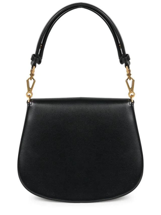 Saint Laurent Mini Voltaire Top Handle Bag — Black Box Leather in Black Box leather from HEWI, photo 2 of 2