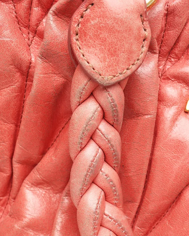Miu Miu Matelassé Lux Bag in Leather from A Retro Tale, photo 9 of 11