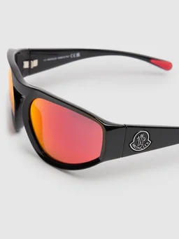 Moncler Mask Sunglasses in 0% Platinum, photo 5 of 5 from LUISAVIAROMA