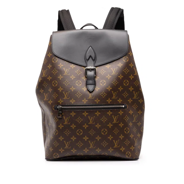 Brown Louis Vuitton Monogram Macassar Palk Backpack in Brown Canvas from Designer Revival