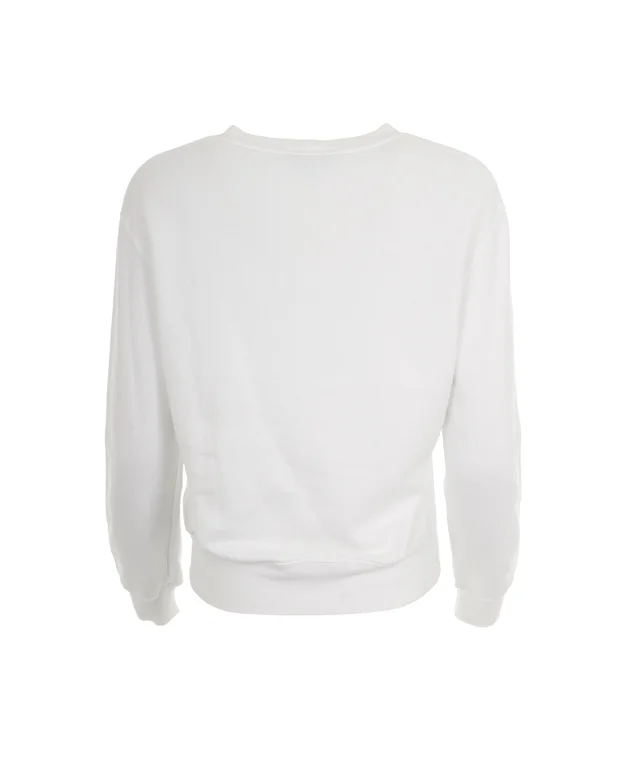 DAMAGED - Chanel 20P White Logo Coco Graphic Applique Sweatshirt BNWT in White from Luxury Promise, photo 2 of 2