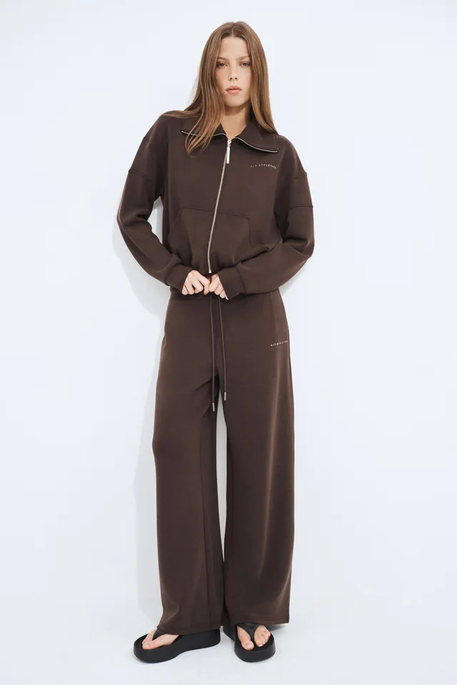Athletica Scuba Track Pant in Brown from Aje, photo 1 of 1