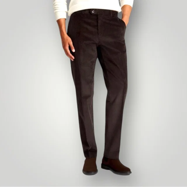 Giorgio Armani Chocolate Brown Fine Wale Corduroy Trousers Pants Sz 34 X 30 in brown|red from Poshmark