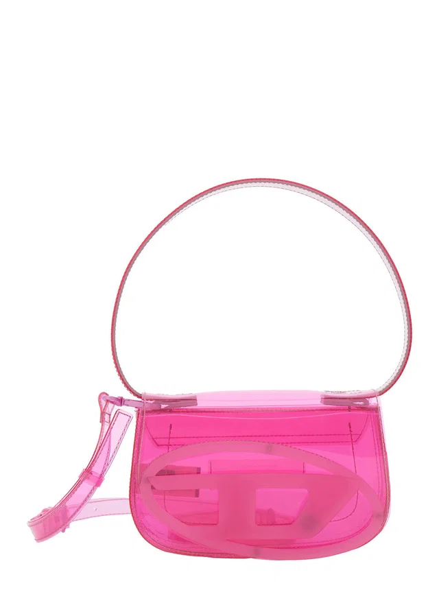 Diesel 1dr Shoulder Bag — Pink Thermoplastic Polyurethane in Pink Leather from HEWI