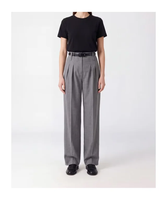 Elisabetta Franchi Belted Pleated Tailored Trousers, photo 4 of 4 from SENSER