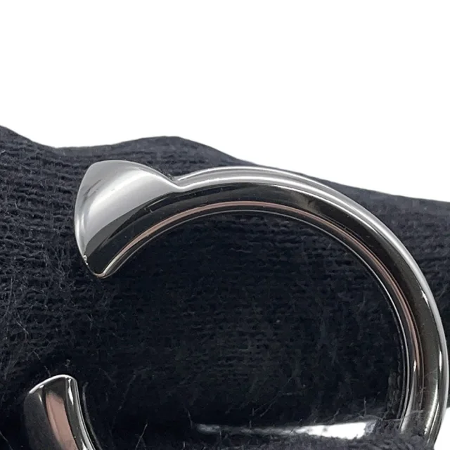 Hermès Athena Ring Size 57 Black Veau Madame Metal in Black Calfskin from GALLERY RARE, photo 5 of 9