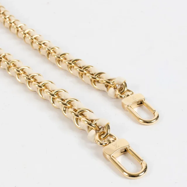 Louis Vuitton Cream Multi Pochette Accessoires Chain Strap in White from Labellov, photo 2 of 3