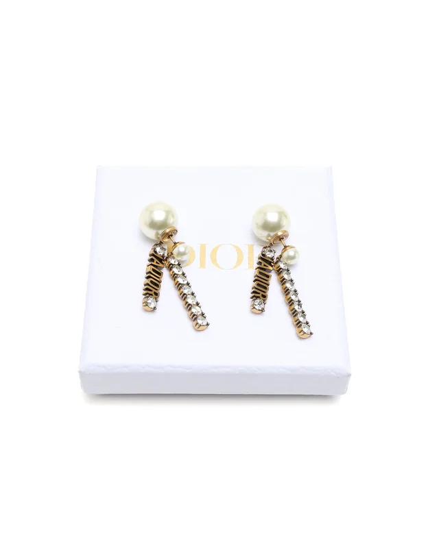 Dior Pearl J'Adior Tribales Earrings in Silk from A Retro Tale, photo 2 of 4