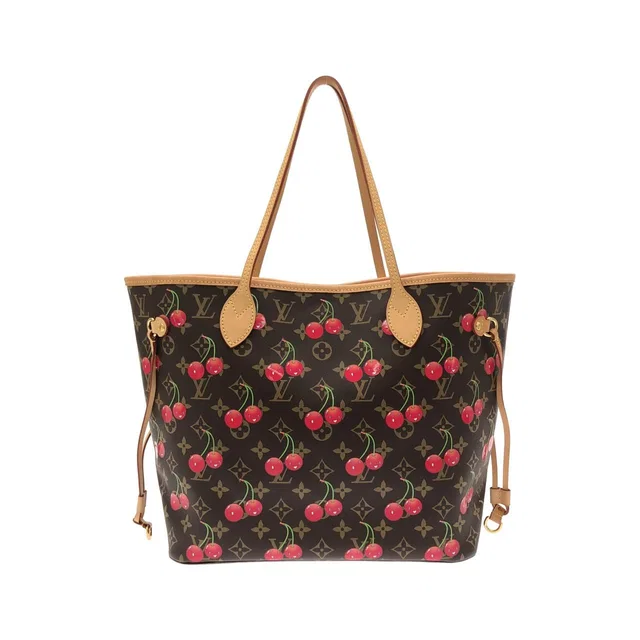 Louis Vuitton Monogram Cherry Neverfull MM Bag in Coated canvas from The Reluxe