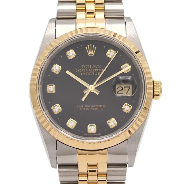 Rolex Datejust Stainless Steel Yellow Gold Automatic in Yellow from The Reluxe