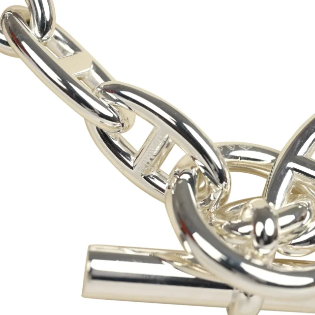 Hermès Chaine D'Ancre Necklace GM 29 Link Sterling Silver in Silver from Madison Avenue Couture, photo 5 of 10