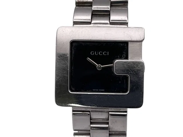 Gucci Watch Black Stainless Steel in Black from The Reluxe