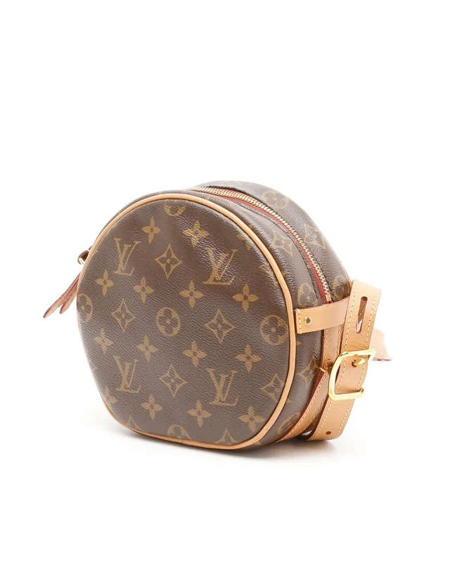 Louis Vuitton Monogram Boite Chapeau Souple PM Crossbody Bag in Denim from A Retro Tale, photo 3 of 9