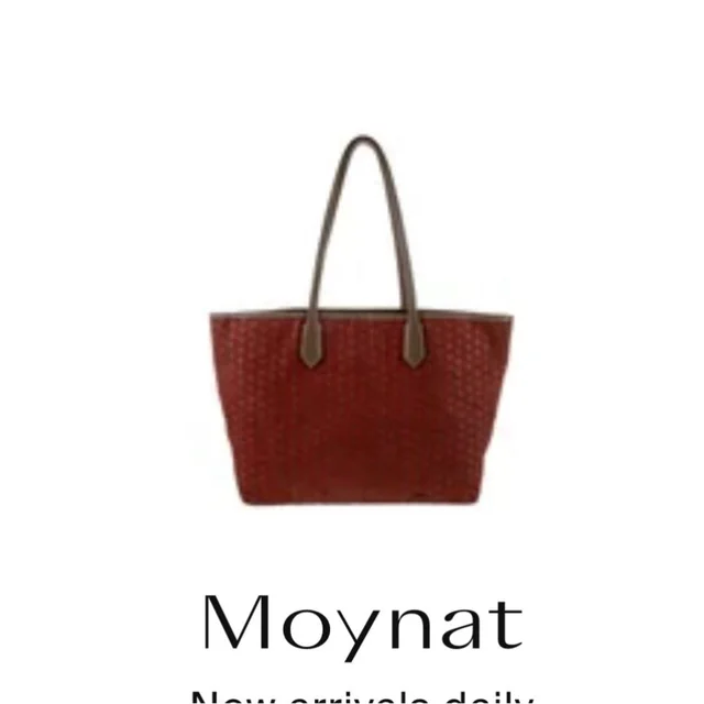 Moynat Authentic French Luxury Tote. Rare in neutral|brown|red from Poshmark