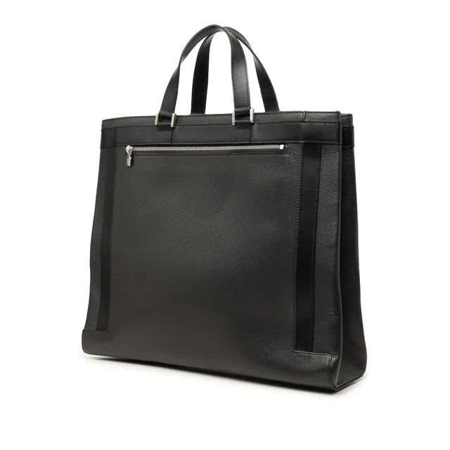 Black Louis Vuitton Taiga Kasbek GM Business Bag in Black Leather from Designer Revival, photo 2 of 2