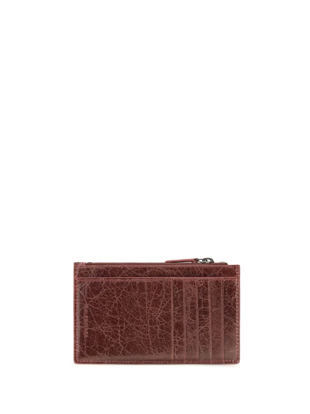 Balenciaga Le City Card Case — Red Lambskin Wallets & Purses in Red Lambskin from HEWI