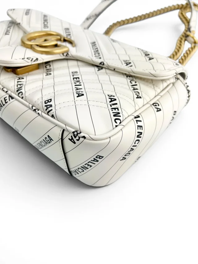 Gucci Balenciaga Collab Marmont Flap Bag from Season 2 Consign, photo 1 of 1