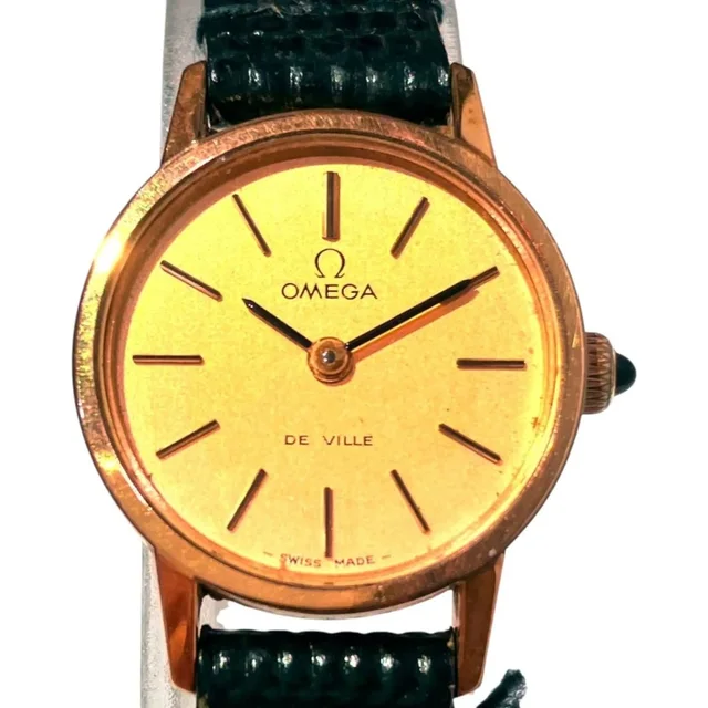 Omega De Ville Watch, Total Weight 12g, Stainless Steel, Manual Winding, Gold Dial in multicolor from Grailed