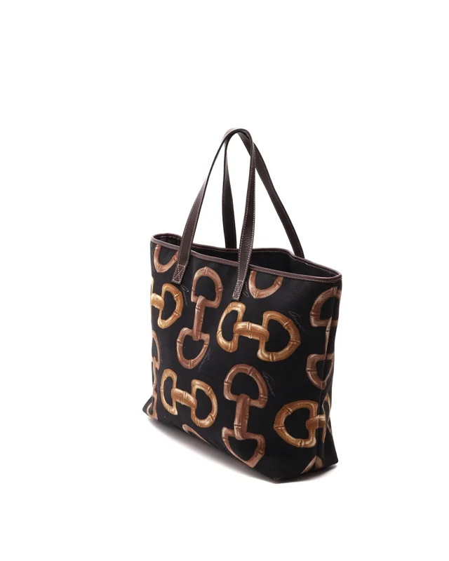 Gucci Horsebit Tote Bag in Canvas from A Retro Tale, photo 2 of 8