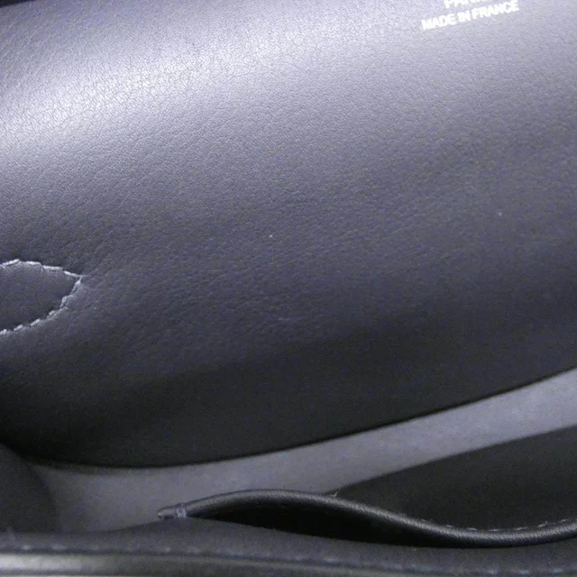 Hermès Zigzag Jypsiere Mini Swift shoulder bag in Black Calfskin from LuxUness, photo 8 of 8