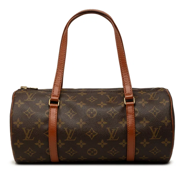 Brown Louis Vuitton Monogram Papillon 30 Handbag in Brown Coated canvas from Designer Revival