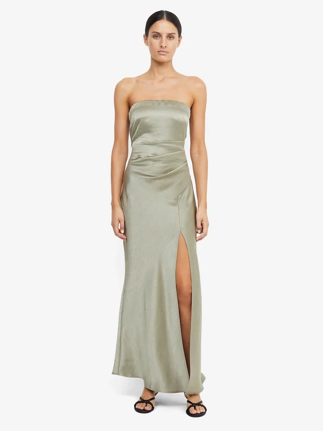 Bec&Bridge THE DREAMER STRAPLESS DRESS - SAGE in Green from BEC + BRIDGE, photo 1 of 1