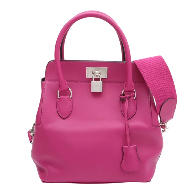 Hermès Toolbox 20 Rose Purple (2017) in Pink Swift leather from VINTAGE QOO TOKYO