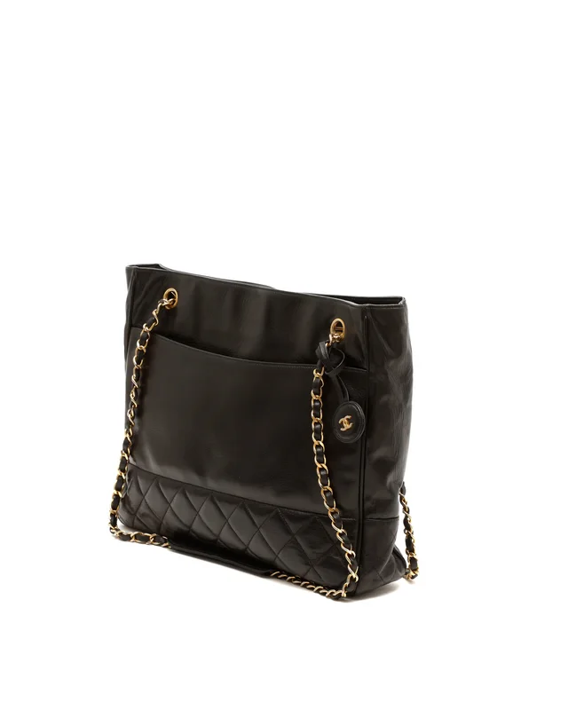 Chanel CC Chain Tote Bag in Leather from A Retro Tale, photo 2 of 9