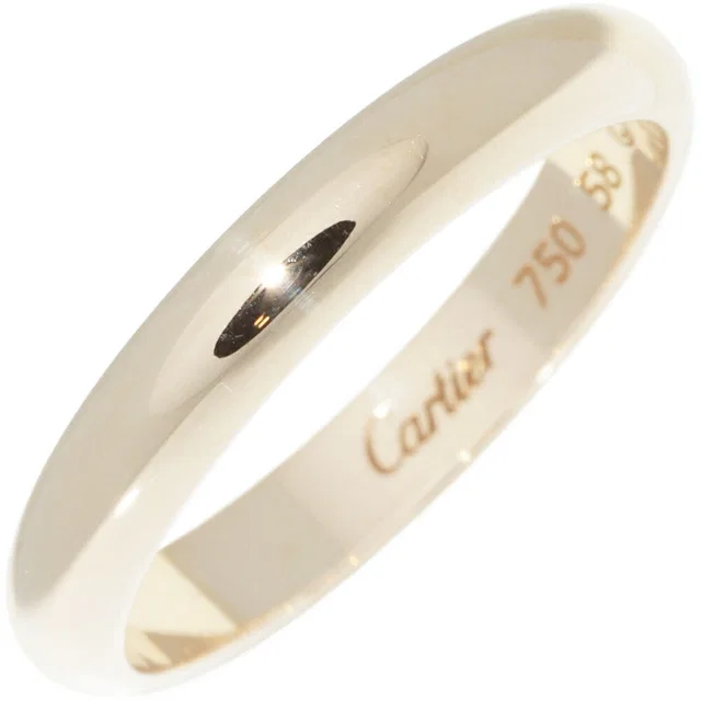 Cartier 1895 Wedding Ring Au750 Ring Size 17 from LuxUness