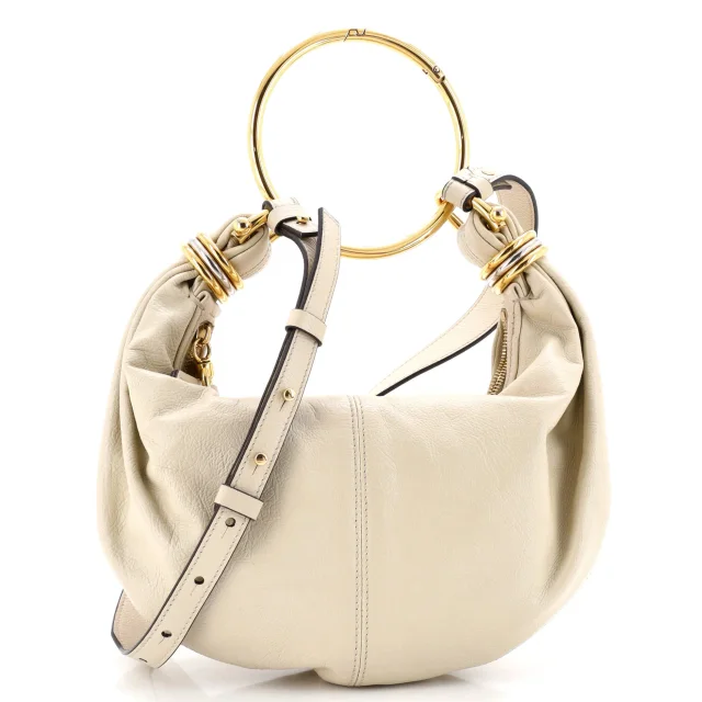 Chloé Bracelet Hobo Bag Leather Small in Leather from Rebag, photo 2 of 8