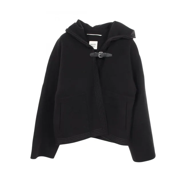 Hermès Albion Passant with Hood Cashmere Jacket in Cashmere from The Reluxe