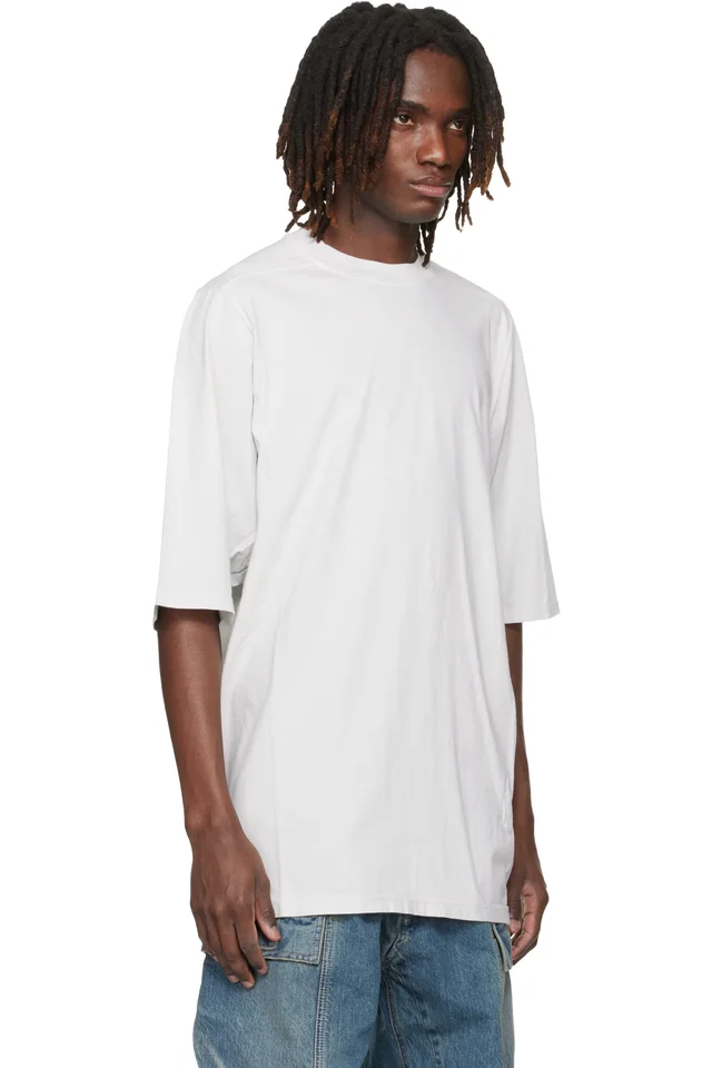 Rick Owens DRKSHDW Off-White Temple Jumbo S/S T-shirt, photo 2 of 4 from SSENSE