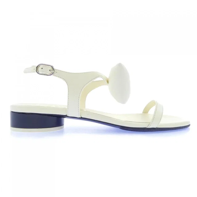 Chanel Sandals White in White from The Reluxe