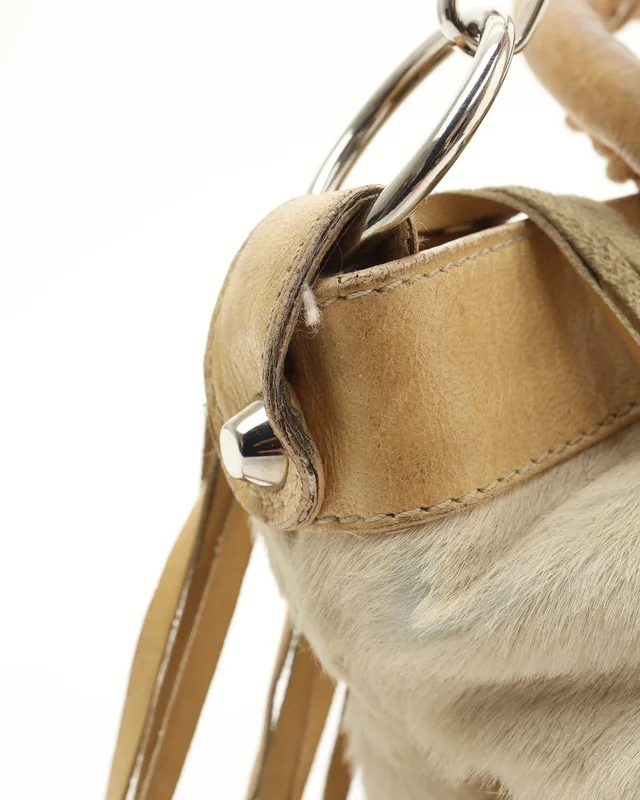 Balenciaga Pony Hair First Bag in Denim from A Retro Tale, photo 8 of 11