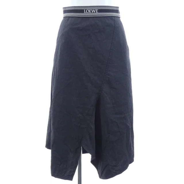 Loewe Asymmetric Skirt Gray in Grey from The Reluxe