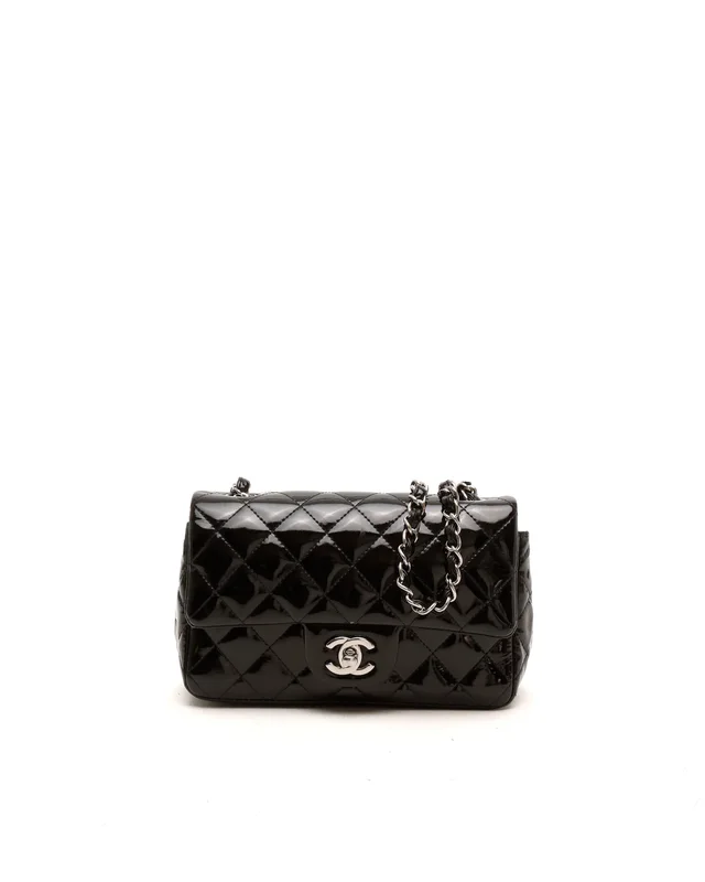 Chanel Mini Rectangular Patent Flap Bag in Patent leather from A Retro Tale