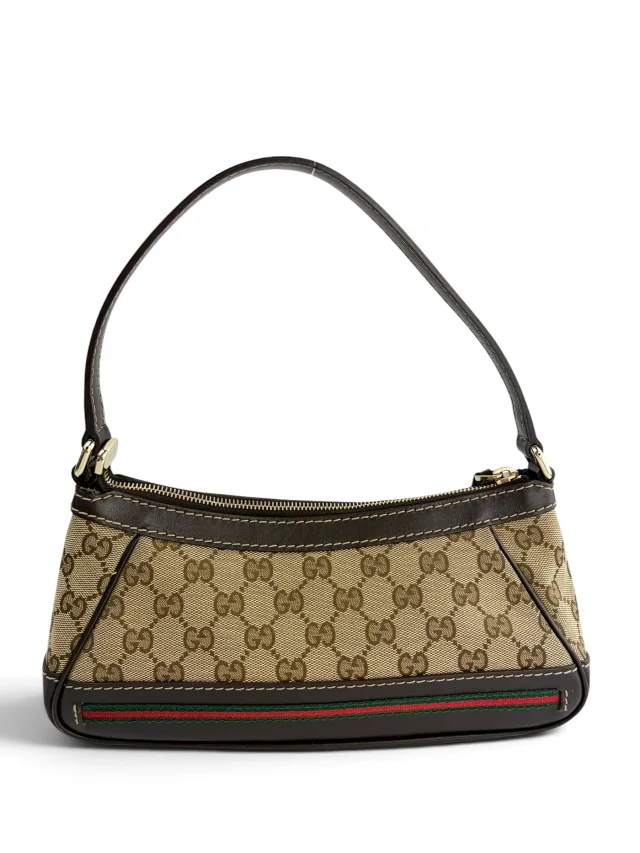 Gucci Monogram Small Mayfair Shoulder Bag in Coated canvas from Season 2 Consign, photo 3 of 9