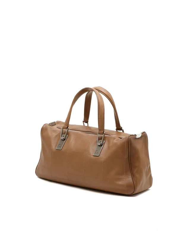 Chanel CC Choco Bar Tote Bag in Leather from A Retro Tale, photo 3 of 8