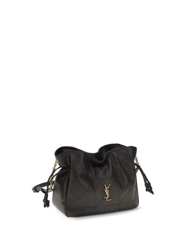Saint Laurent Jamie Clutch — Black Lambskin in Black Lambskin from HEWI