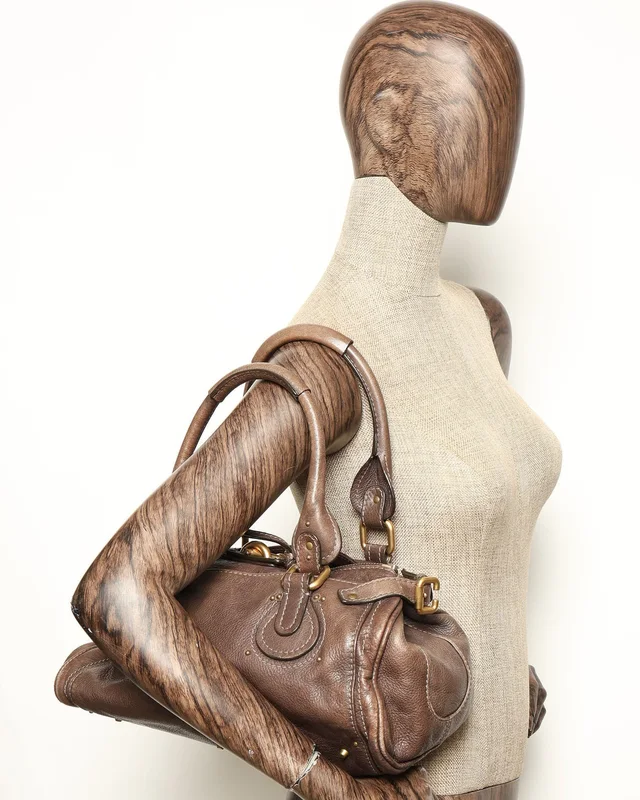 Chloé Medium Paddington Bag in Caviar leather from A Retro Tale, photo 9 of 9