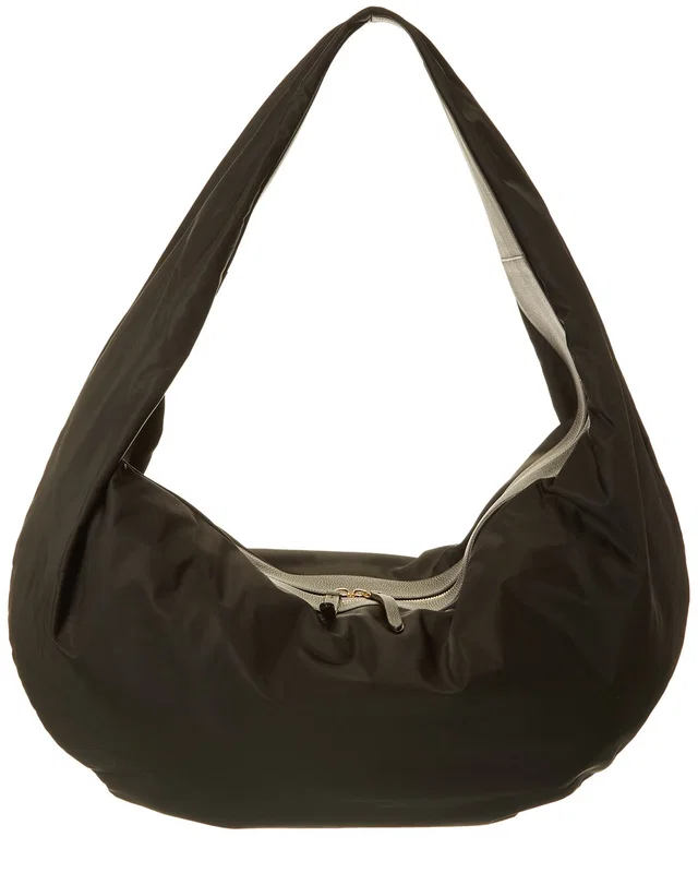 KHAITE Olivia Extra Large Nylon & Leather Hobo Bag, image 1 of 1 from Gilt