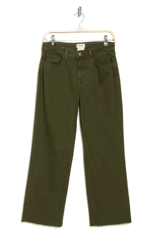 L'AGENCE Wanda High Waist Crop Wide Leg Jeans, photo 6 of 12 from Nordstrom Rack