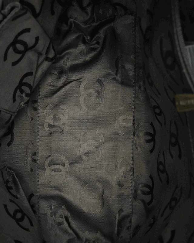 Chanel CC Suede Turn Lock Tote Bag in Suede from A Retro Tale, photo 7 of 8