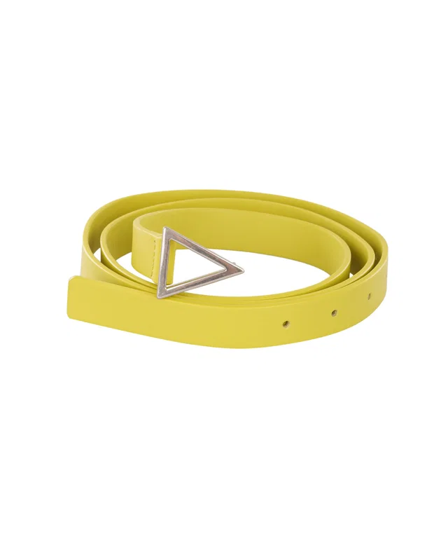 Bottega Veneta Silver Triangle Buckle Kiwi Leather in Silver Leather from Luxury Promise