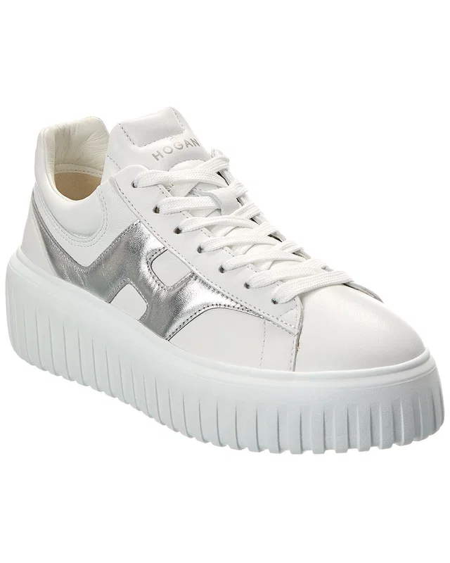 Hogan H-Stripes Leather Sneaker, image 1 of 1 from Rue La La