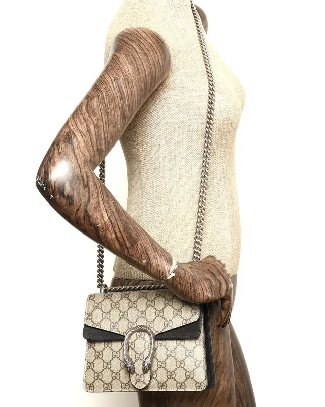 Gucci GG Supreme Small Dionysus Bag in Suede from A Retro Tale, photo 10 of 10
