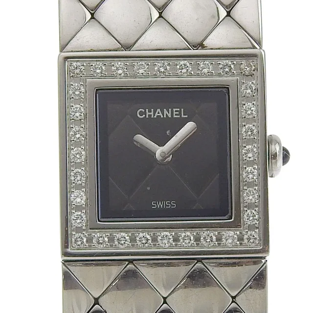 Chanel Matelasse Quartz Stainless Steel With Diamond Bezel Watch from HEWI, photo 6 of 8