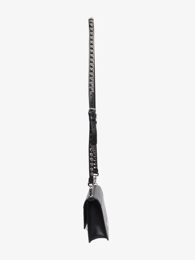 Prada Black and orange small Elektra robot shoulder bag in Black Leather from Sign of the Times, photo 3 of 14