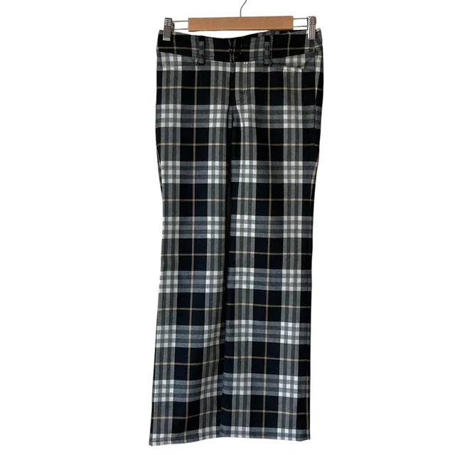 Burberry Blue Label Check Pants in Blue from LuxUness