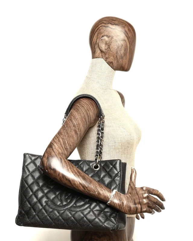 Chanel Caviar GST Grand Shopping Tote Bag in Caviar leather from A Retro Tale, photo 14 of 14